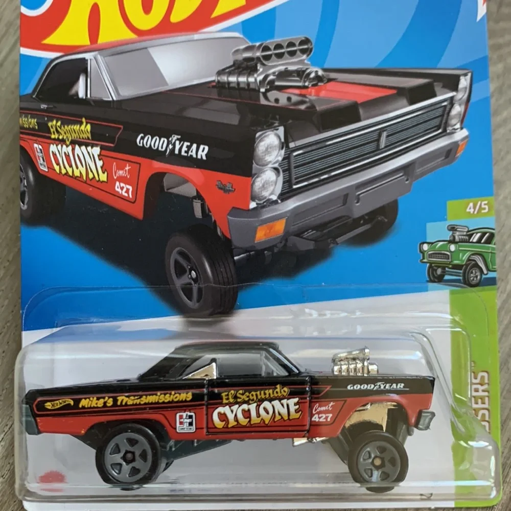 Hot Wheels Car 1965 Mercury Comet Cyclone 60s 1960s Gasser Hotwheels New Diecast